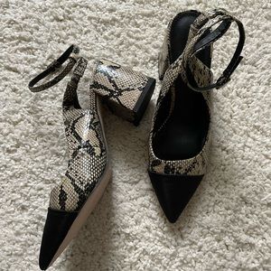 ASOS snakeskin heel